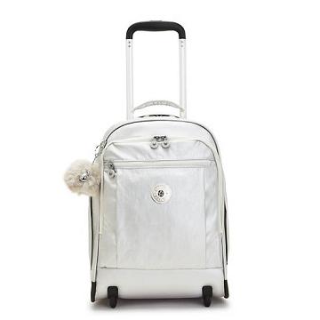 Kipling Gaze Large Metallic Rolling Reppu Beige | FI 1815EB